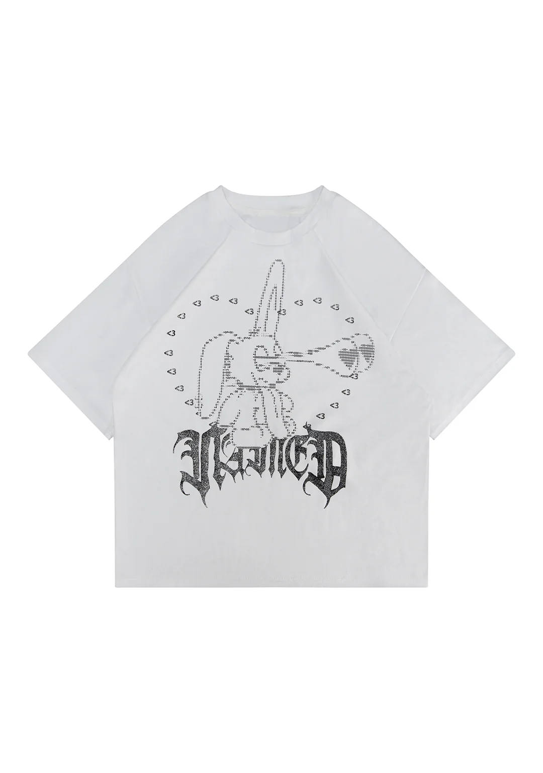 404 ERROR BUNNY OVERSIZED TEE WHITE