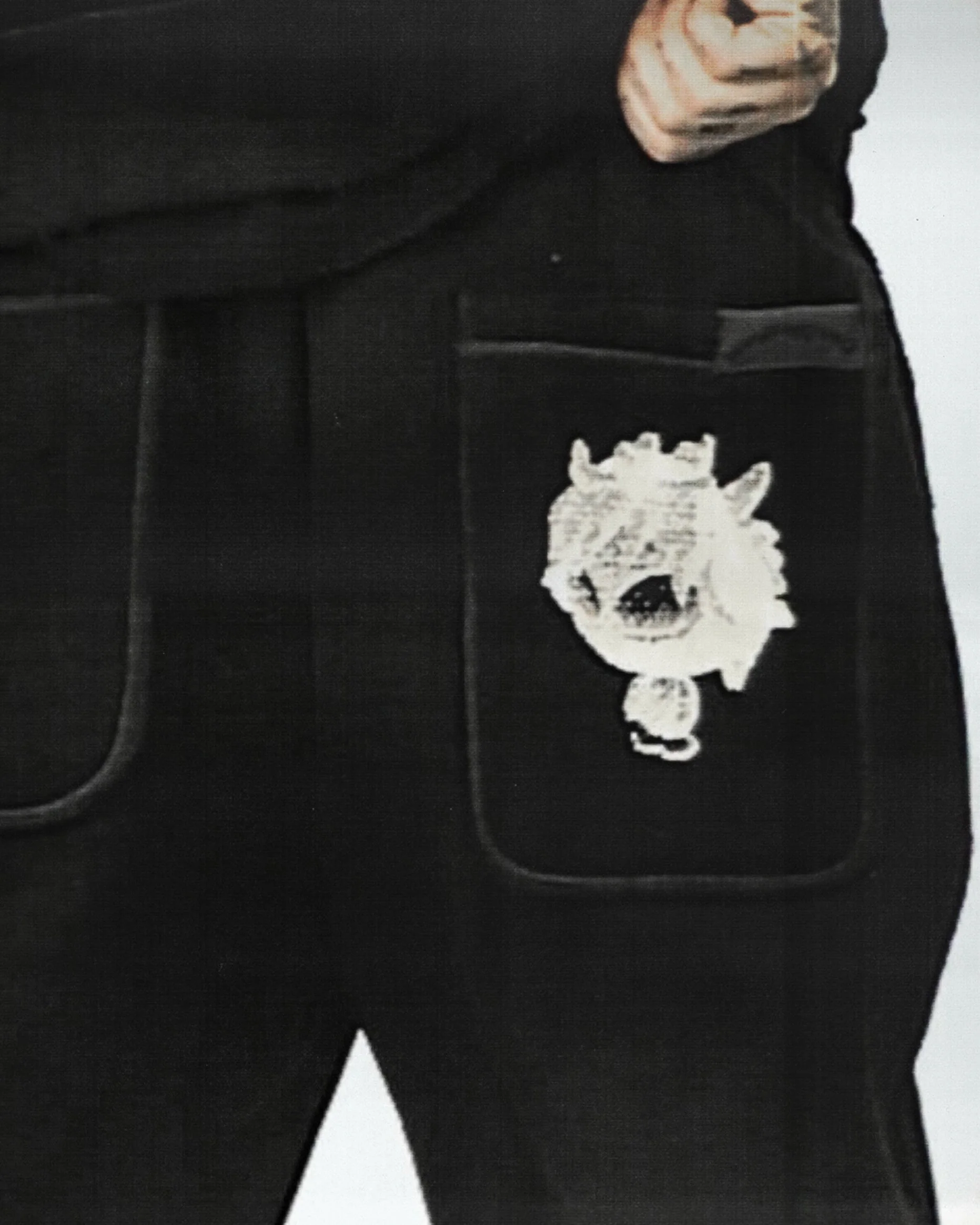 DIGI MASCOT SWEATPANTS BLACK - Image 5