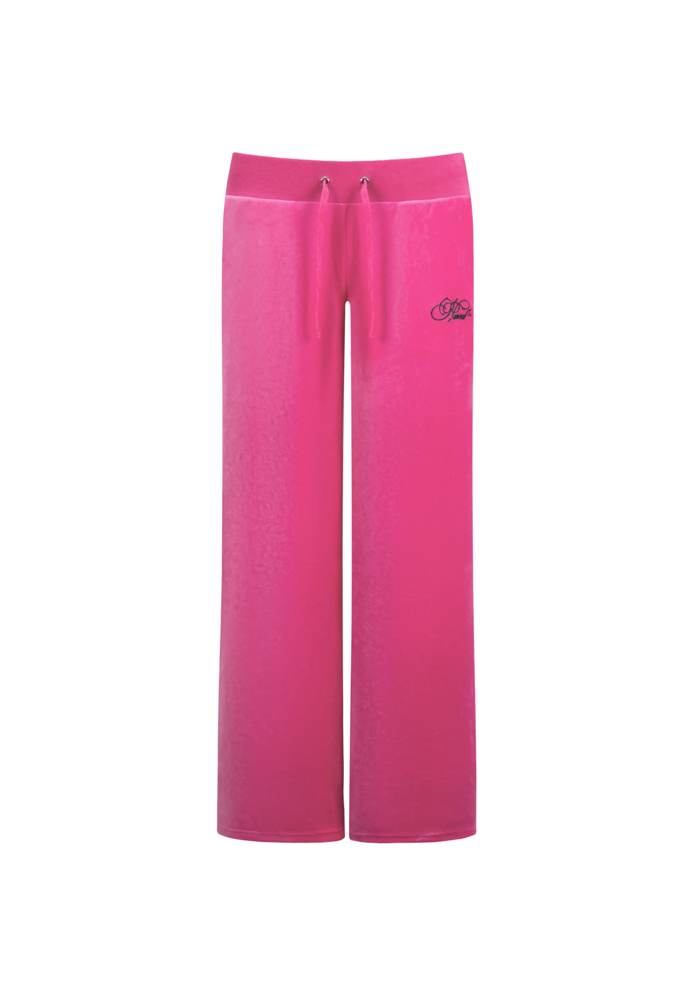 IDOL RHINESTONE VELOUR SWEATPANTS HOT PINK - Image 6